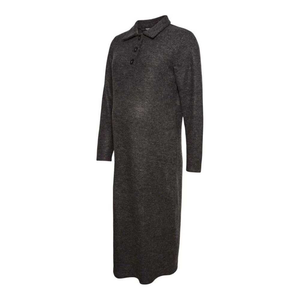 Mamalicious Womens/Ladies Vmmebba Maternity Sweater Dress / Obsidian Black